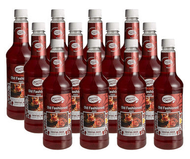 Master of Mixes 1 Liter Old Fashioned Mix - Perfect for Cocktails (12/Case)