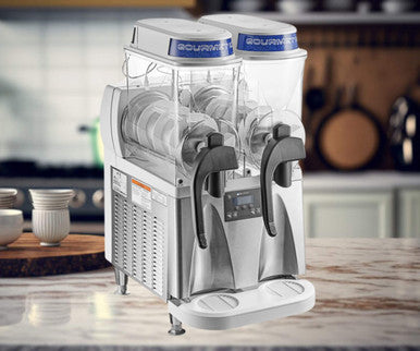 Bunn Ultra NX White Stainless Steel Double 3 Gallon Slushy Machine