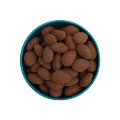 Cocoa Dusted Almonds Bulk Size 20 lbs/9.07 kgs