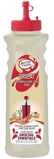 Master of Mixes Almond (Orgeat) Syrup 375 mL - Sweet Almond Flavor (12/Case)