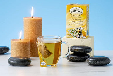 Twinings Chamomile, Honey & Vanilla Soothing Herbal Tea Bags - 20/Box(6/CASE)