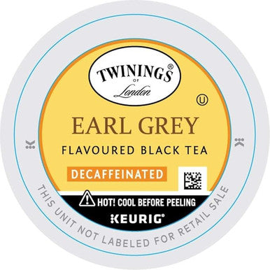 Twinings Earl Grey Decaffeinated Tea Single Serve- 24/Box(4/CASE)