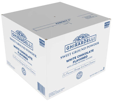 Ghirardelli Sweet Ground White Chocolate Flavored Powder -25 Lbs
