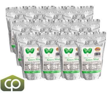Great Western Great Floss Mint Green Cotton Candy Concentrate Sugar - 1 lb. Container (12/Case)