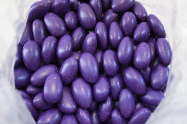Purple Jordan Almonds Bulk Size 30 lbs/13.60 kgs