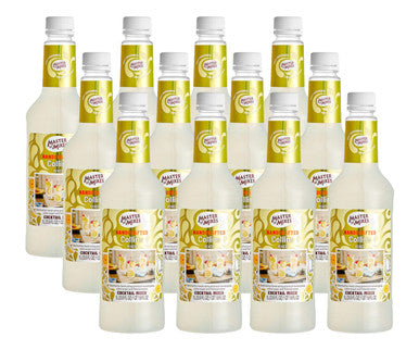 Master of Mixes 1 Liter Premium Tom Collins Mix - Refreshingly Sweet (12/Case)
