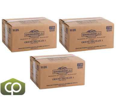 Ghirardelli 10 lb. (4.54 kg) Sweet Ground Chocolate & Cocoa Powder(3/Case)