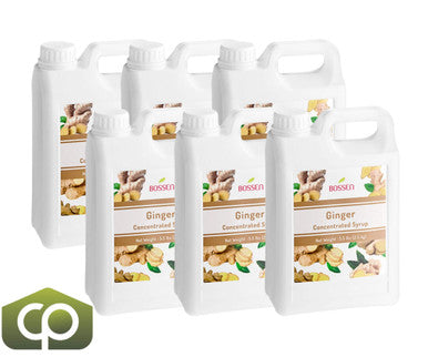 Bossen Ginger Bubble Tea Concentrated Syrup - 64 fl. oz. (1.89 liters)(6/Case)