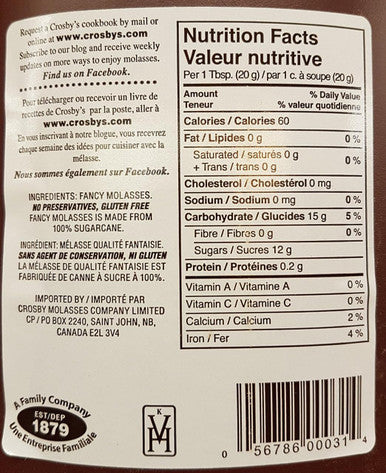 CROSBY Fancy Molasses 5 kg/11 lbs