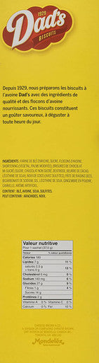 Dad's Chocolate Chip Cookies Portion Packs - 1.8kg Box (48 Packs of 2) - Perfect Snack Size