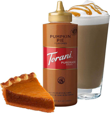 Torani Puremade Pumpkin Pie Flavoring Sauce 16.5 oz