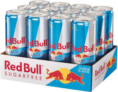 Red Bull Sugar-free Energy Drink, 12 x 473 mL
