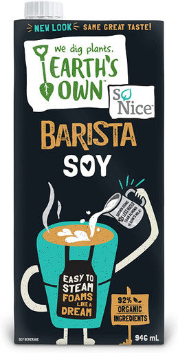 Earth's Own Soy Milk Barista Blend 946ml (12/case)