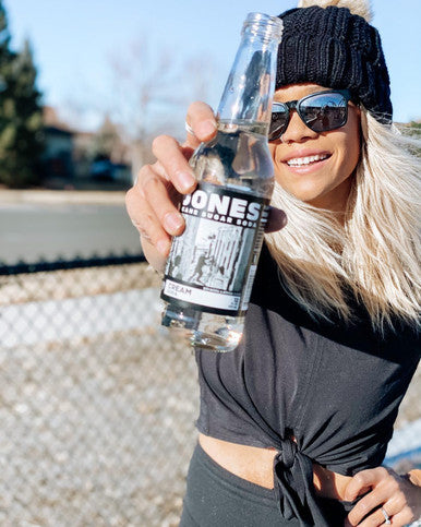 Jones Soda Cream Soda Cane Sugar Craft Soda 355ML 12 Pack