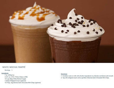 Ghirardelli 3.12 lb. Luxurious White Mocha Frappe Mix