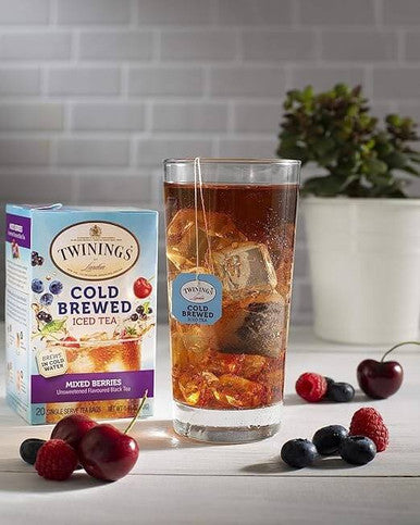 Twinings Mixed Berries Cold Brewed Sweet & Fruity Iced Tea- 20/Box(6/CASE)