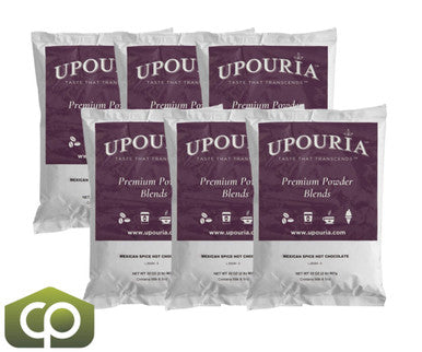 UPOURIA Mexican Spice Hot Chocolate Mix 2 lb. (0.91 kg) - 6/Case