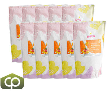 Bossen All-in-One Mango Bubble Milk Tea Powder Mix 2.2 lb. (1 kg)(10/Case)