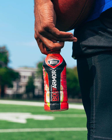 BODYARMOR Sports SuperDrink Coconut Water Hydration Strawberry Banana 473ml -12 PACK