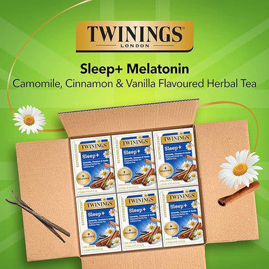 Twinings Superblends Sleep Chamomile, Cinnamon & Vanilla Tea- 16/Box(6/CASE)