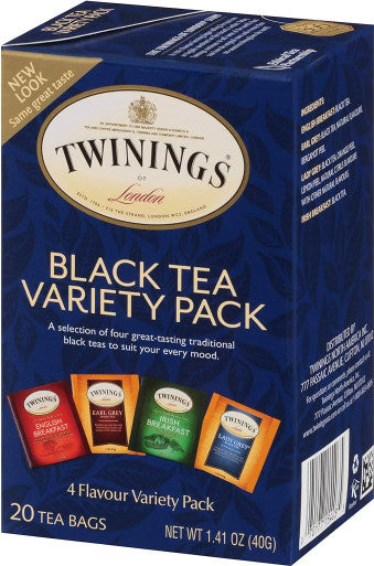 Twinings Classic  Black Tea Variety Tea Bags - 20/Box(6/CASE)