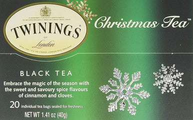 Twinings Christmas Quick and Sanitary Brewing Tea Bags - 20-Box(6/CASE)