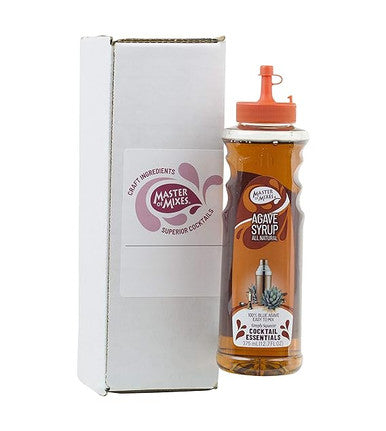 Master of Mixes Agave Syrup 375 mL - All-Natural Sweetener (12/Case)