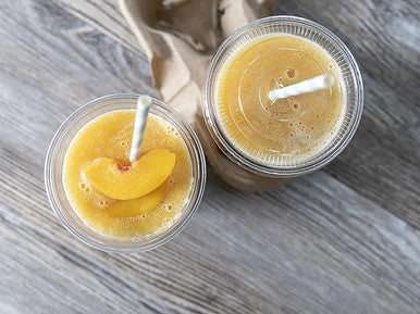 DaVinci Gourmet 64 fl. oz. Extreme Peach Real Fruit Smoothie Mix - (6/Case)