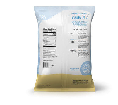 Big Train 3.5 lb. Vanilla Latte Blended Ice Coffee Mix 5 Pack