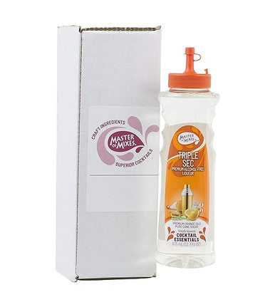 Master of Mixes 375 mL Triple Sec Syrup - Blend of Natural Orange (12/Case)