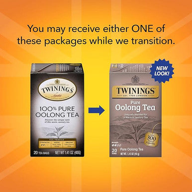 Twinings Pure Oolong Fujian Delight Tea Bags - 20-Box(6/CASE)