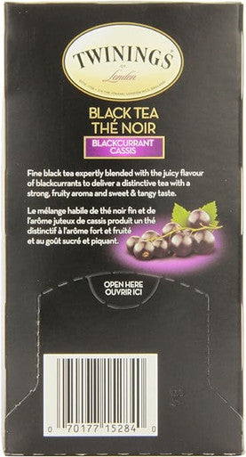 Twinings Blackcurrant Fruity Elegance Breeze Tea Bags - 20/Box(6/CASE)