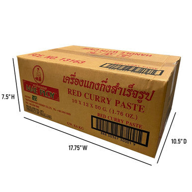 Mae Ploy Red Curry Paste | 50G/Unit, 12 Units/Case