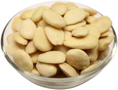 Organic Blanched Almonds Bulk Size 25 lbs/11.33 kgs