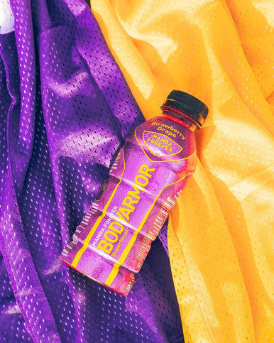 BODYARMOR Sports SuperDrink Coconut Water Hydration Strawberry Grape MAMBA FOREVER 473ml -12 PACK