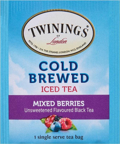 Twinings Mixed Berries Cold Brewed Sweet & Fruity Iced Tea- 20/Box(6/CASE)