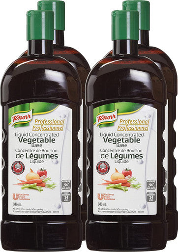 Knorr Vegetable Base, Liquid Concentrate, Gluten Free-946 ml- (4/Case)