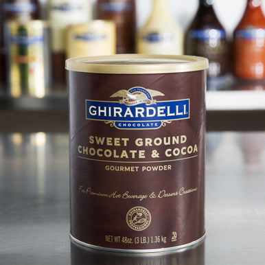 Ghirardelli 3 lb. Sweet Ground Chocolate & Cocoa Powder