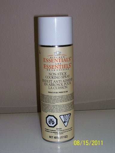 Kitchen Essentials Nonstick Baking Pan Oil Spray, Zero Trans Fat | 481G/Unit, 6 Units/Case