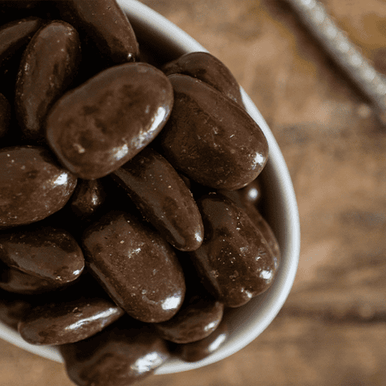 Dark Chocolate Covered Pecans Bulk Size 25 lbs/11.33 kgs