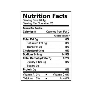 Bossen #10 Can Grass Jelly Liquid Concentrate 6.17 lb. (2.8 kg) - 6/Case | Smooth