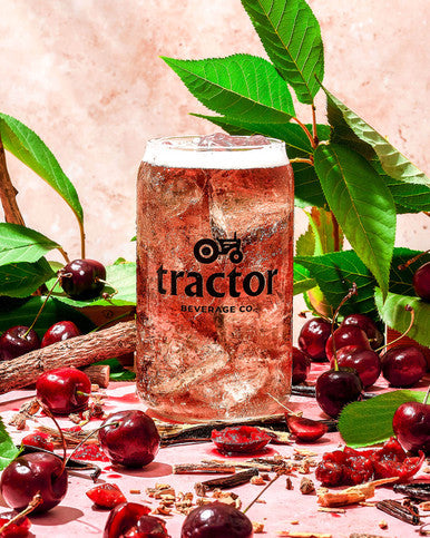 Tractor Beverage Co. Organic Cherry Cream Organic Syrup 2.5 Gallon Bag in Box