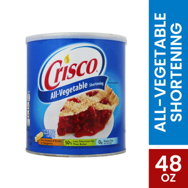 Crisco 48 oz. Regular All Vegetable Shortening - 6/Case
