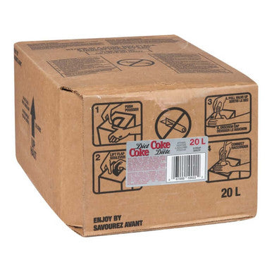 Diet Coca-Cola Soft Drink Postmix - Bag-In-Box (BIB) - 20L / 5.28 Gallon