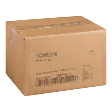 Richardson Easy Flow Chocolate Syrup Topping, Gluten-Free - 1.5L (8/Case)