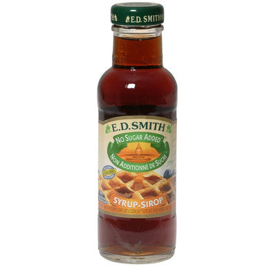 ED Smith Diet Table Syrup, No Sugar Added | 375ML (12/Case)- Canadian Made