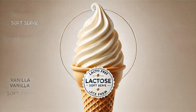 Frostline Vanilla Soft Serve Ice Cream Mix Lactose Free Bulk 6lbs (6/CASE)