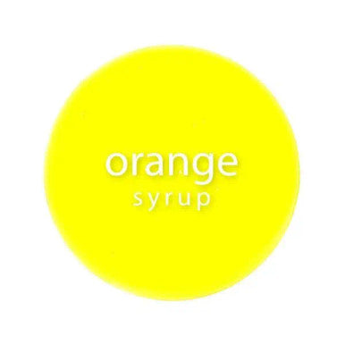 Bossen Orange Bubble Tea Concentrated Syrup 64 fl. oz. (1.89 L) - Real Orange Juice(6/Case)