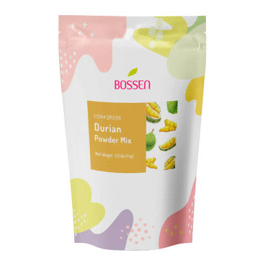 Bossen 2.2 lb. (1 kg) Bubble Tea Durian Powder Mix - Creamy, Sweet Durian Flavor(10/Case)