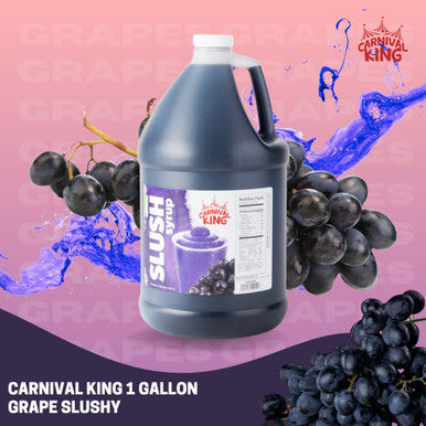 Table Top King Grape Slushy Syrup Bulk Food 5:1 Concentrate BONUS Squeeze Pump